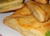 Khachapuri cu brânză de foietaj - rețete cu fotografii