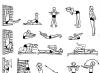 Complexe de exerciții pentru prevenirea încălcărilor posturii, picioarelor