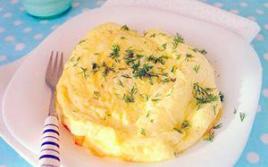 Omlete ar miltiem: receptes gatavošanai pannā un cepeškrāsnī Omlete ar kefīru bez miltiem