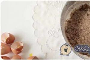 Как да приготвите сладкиши с макарони (макарони) по стъпка по стъпка рецепта със снимки