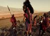 Масаи - племе от Африка, жилище на масаи